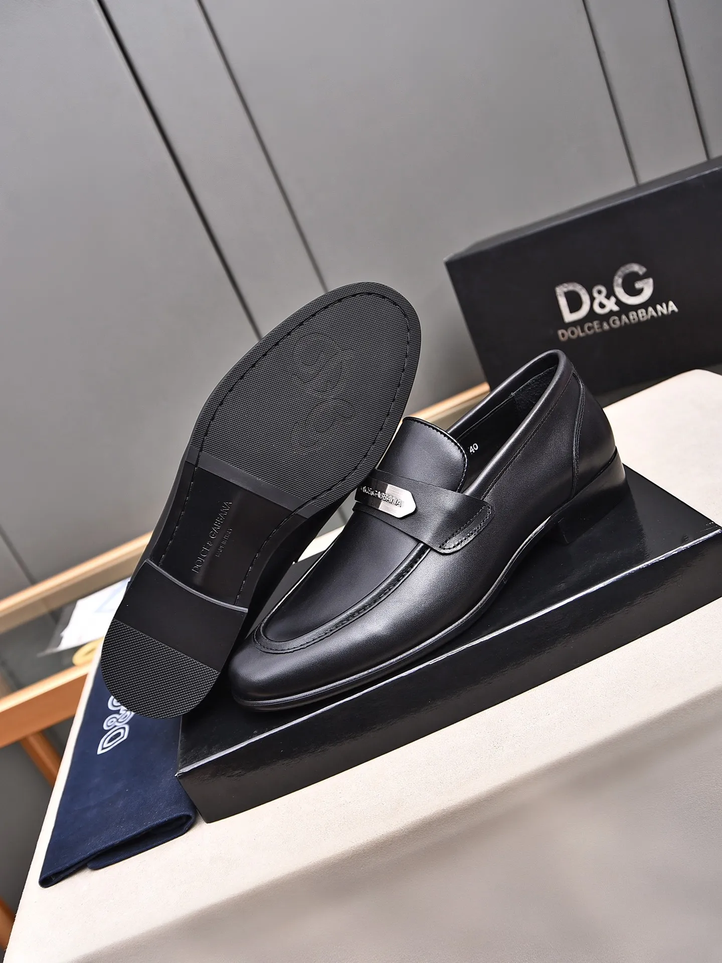 👍👍Men's shoes💰480 **Boutique recommendation**DG**The latest business formal leather shoes, official website synchronization, top version on the market, purely handmade. Fabric: imported calfskin with water-dyed cow lining 38, 39, 40, 41, 42, 43, 44 (customized at 45